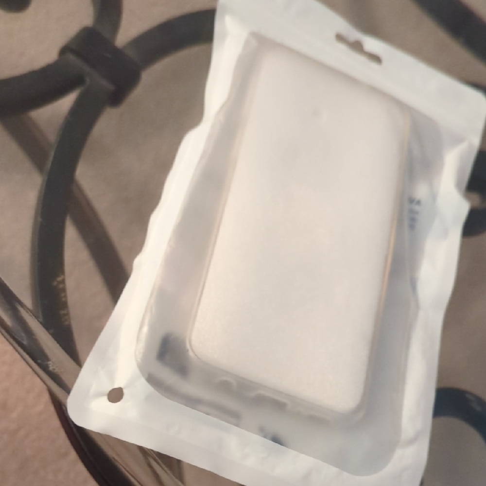 Clear Sparkly Phone Case